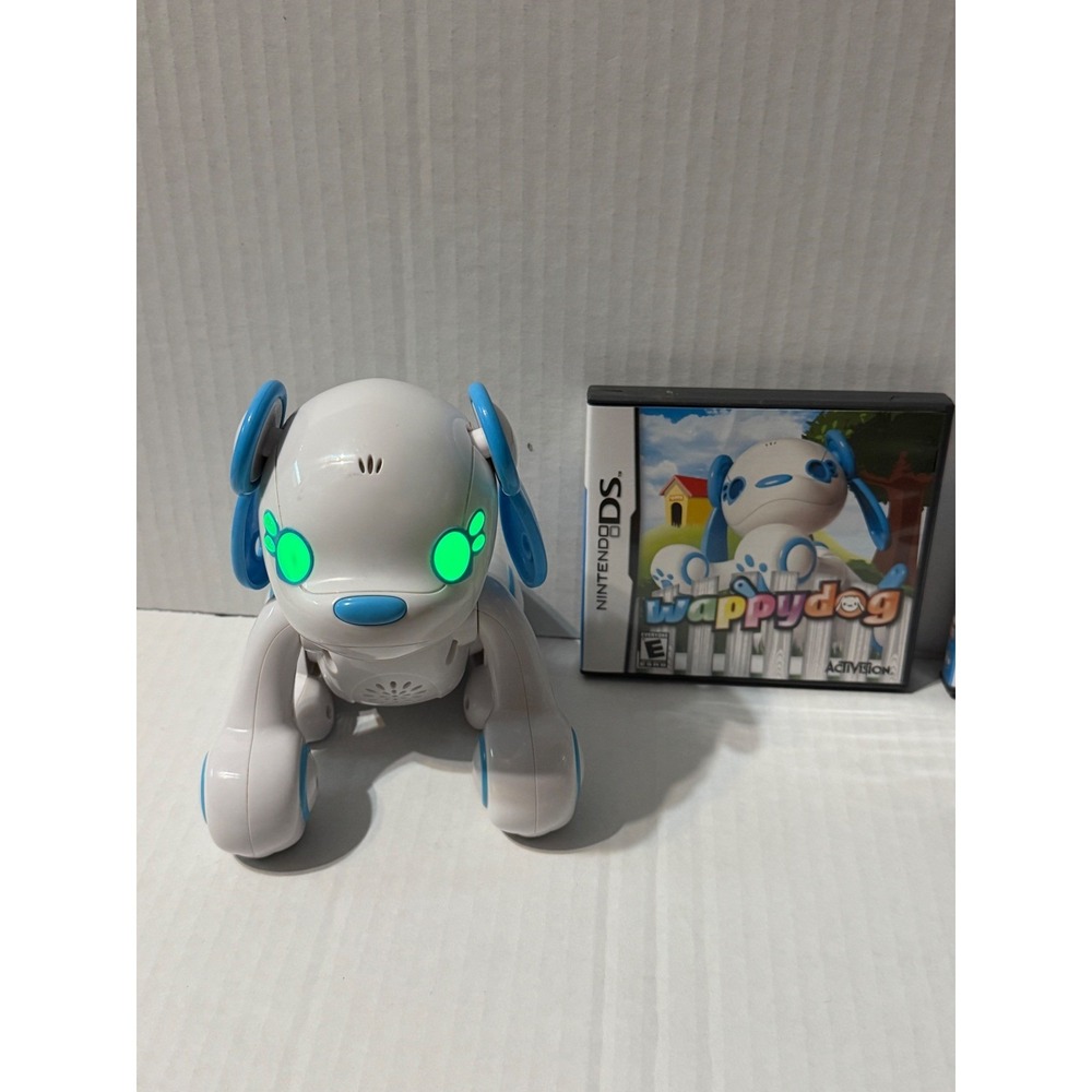 Activision Wappy Dog Nintendo DS Game and Interactive Robotic Toy Bundle TESTED